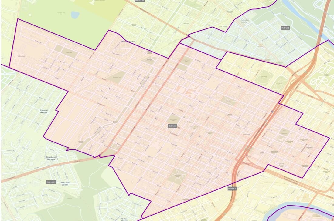 Map of District 3