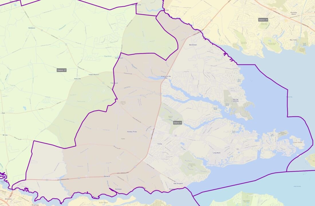 Map of District 4