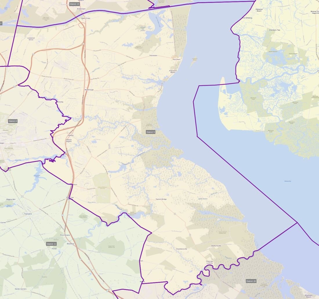 Map of District 9