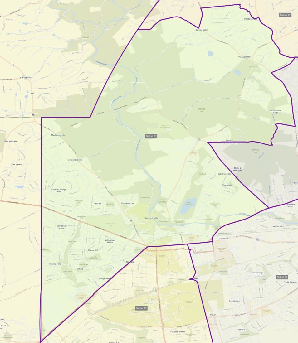 Map of District 23