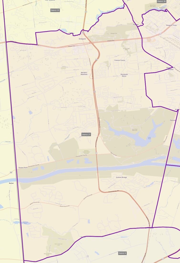 Map of District 27