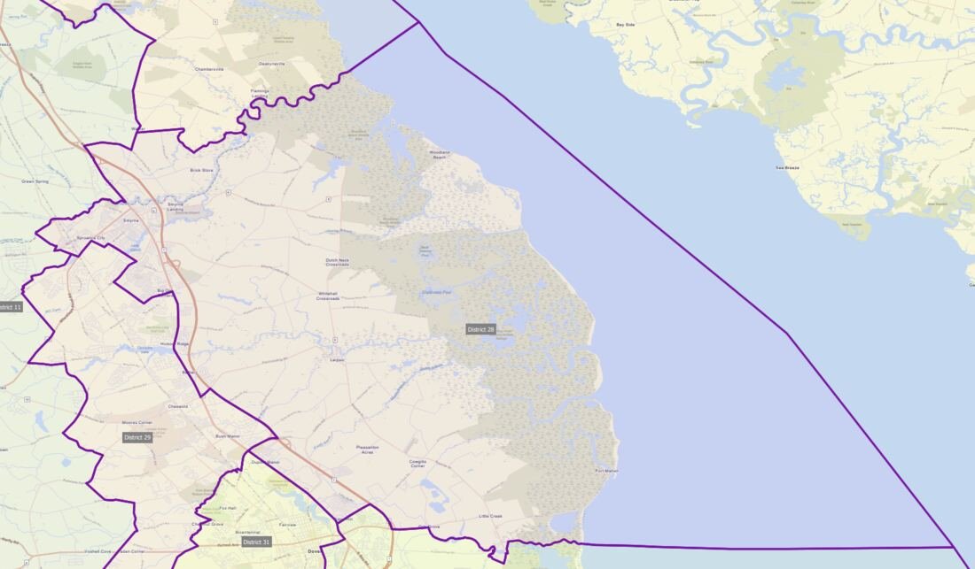 Map of District 28