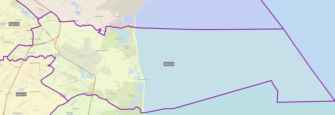 Map of District 32